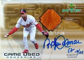 2000 Upper Deck MVP - Game Used Souvenirs Signed #RASG Roberto Alomar Front