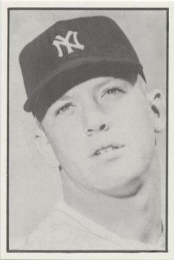 1979 Card Collectors 1953 Bowman Black & White Extension #72 Mickey Mantle Front