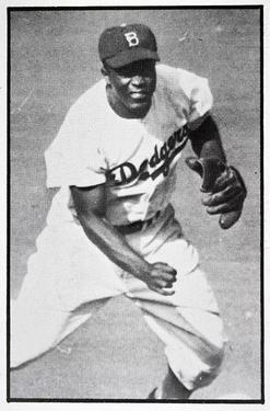 1979 Card Collectors 1953 Bowman Black & White Extension #77 Jackie Robinson Front