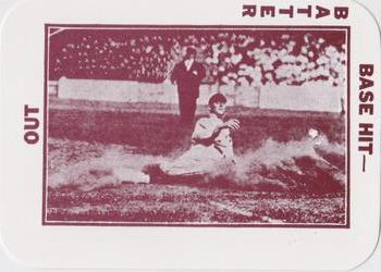 1913 National Game (WG5) (reprint) #A4 Runner sliding, umpire behind Front