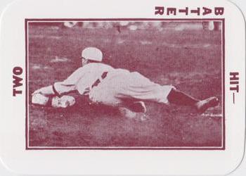 1913 National Game (WG5) (reprint) #A5 runner sliding, hugging base Front