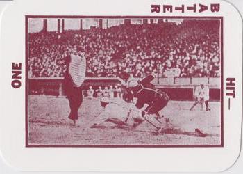 1913 National Game (WG5) (reprint) #A6 Sliding play at plate, umpire at left Front