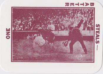 1913 National Game (WG5) (reprint) #A7 Sliding play at plate, umpire at right Front
