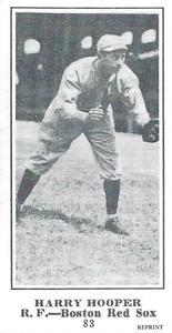 1916 Sporting News (M101-5) Reprint #83 Harry Hooper Front