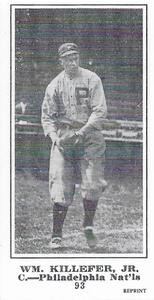 1916 Sporting News (M101-5) Reprint #93 Bill Killefer Front