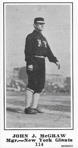 1916 Sporting News (M101-5) Reprint #114 John McGraw Front