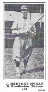 1916 Sporting News (M101-5) Reprint #122 Herbie Moran Front