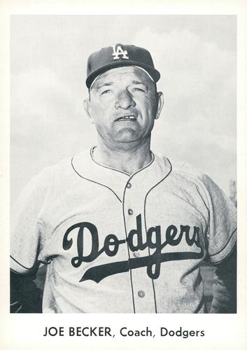 1958 Danny Goodman Los Angeles Dodgers Set B #NNO Joe Becker Front
