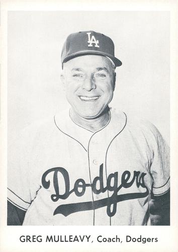 1958 Danny Goodman Los Angeles Dodgers Set B #NNO Greg Mulleavy Front