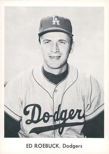 1958 Danny Goodman Los Angeles Dodgers Set B #NNO Ed Roebuck Front