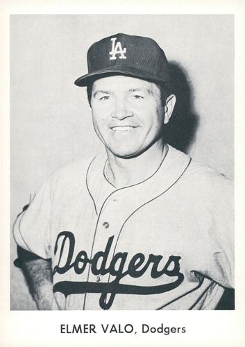 1958 Danny Goodman Los Angeles Dodgers Set B #NNO Elmer Valo Front