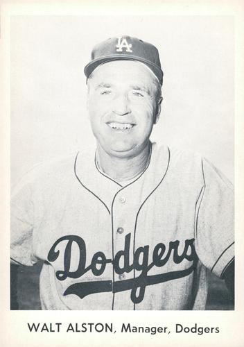 1958 Danny Goodman Los Angeles Dodgers Set A #NNO Walt Alston Front