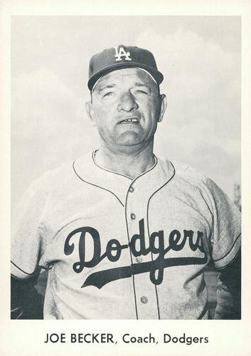 1958 Danny Goodman Los Angeles Dodgers Set A #NNO Joe Becker Front