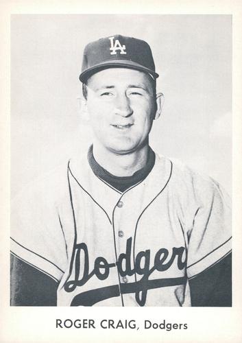 1958 Danny Goodman Los Angeles Dodgers Set A #NNO Roger Craig Front