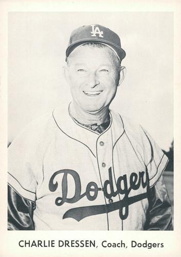 1958 Danny Goodman Los Angeles Dodgers Set A #NNO Charlie Dressen Front