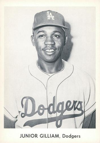 1958 Danny Goodman Los Angeles Dodgers Set A #NNO Junior Gilliam Front