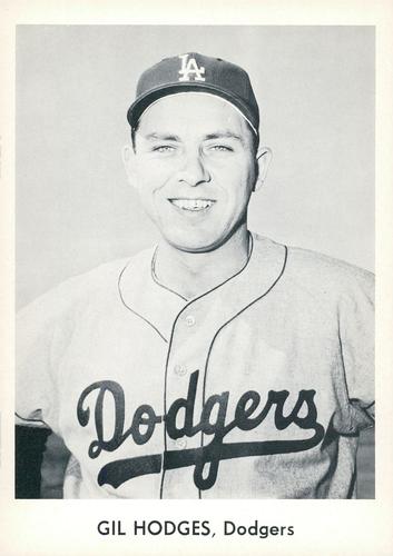 1958 Danny Goodman Los Angeles Dodgers Set A #NNO Gil Hodges Front