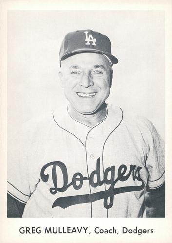 1958 Danny Goodman Los Angeles Dodgers Set A #NNO Greg Mulleavy Front