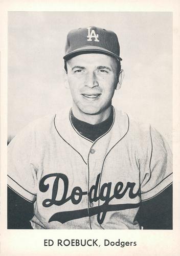 1958 Danny Goodman Los Angeles Dodgers Set A #NNO Ed Roebuck Front