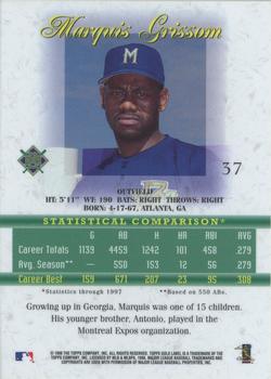 1998 Topps Gold Label - Class 3 #37 Marquis Grissom Back