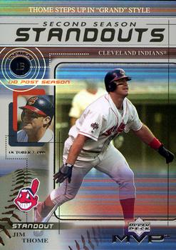 2000 Upper Deck MVP - Second Season Standouts #SS6 Jim Thome Front