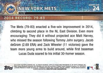 2015 Topps - Limited #24 New York Mets Back