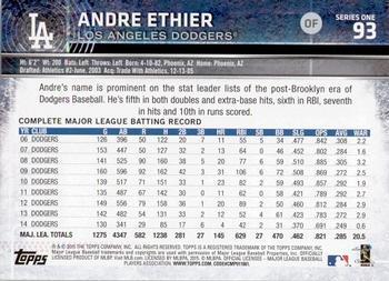2015 Topps - Limited #93 Andre Ethier Back