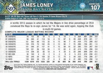 2015 Topps - Limited #107 James Loney Back