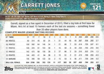 2015 Topps - Limited #121 Garrett Jones Back