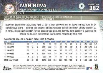 2015 Topps - Limited #382 Ivan Nova Back