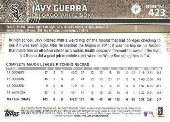 2015 Topps - Limited #423 Javy Guerra Back