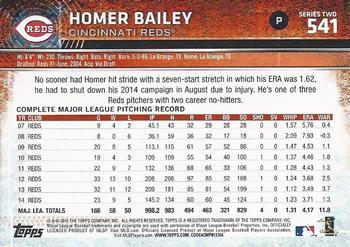 2015 Topps - Limited #541 Homer Bailey Back