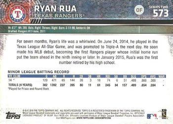 2015 Topps - Limited #573 Ryan Rua Back