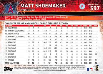 2015 Topps - Limited #597 Matt Shoemaker Back
