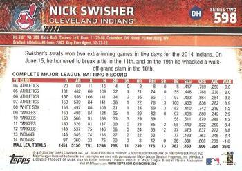 2015 Topps - Limited #598 Nick Swisher Back