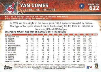 2015 Topps - Limited #622 Yan Gomes Back
