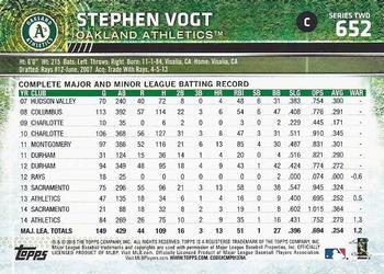 2015 Topps - Limited #652 Stephen Vogt Back