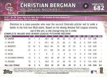 2015 Topps - Limited #682 Christian Bergman Back