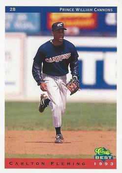 1993 Classic Best Prince William Cannons #10 Carlton Fleming Front