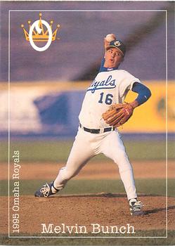 1995 Multi-Ad Omaha Royals #NNO Melvin Bunch Front