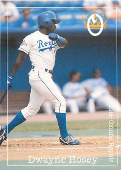 1995 Multi-Ad Omaha Royals #NNO Dwayne Hosey Front