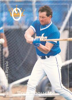 1995 Multi-Ad Omaha Royals #NNO Tom Poquette Front