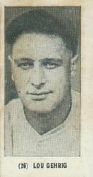 1928 Tharp's Ice Cream (F50) #26 Lou Gehrig Front