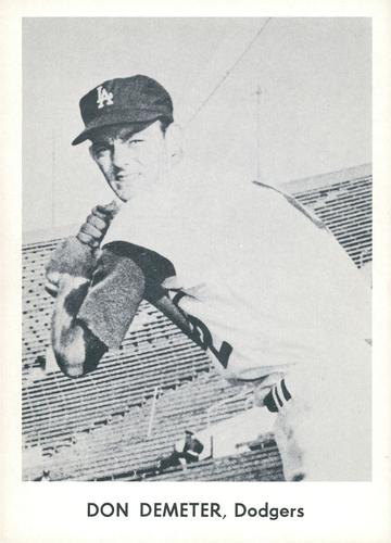 1959 Danny Goodman Los Angeles Dodgers #NNO Don Demeter Front