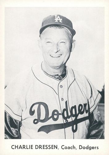 1959 Danny Goodman Los Angeles Dodgers #NNO Charlie Dressen Front