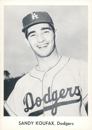 1959 Danny Goodman Los Angeles Dodgers #NNO Sandy Koufax Front
