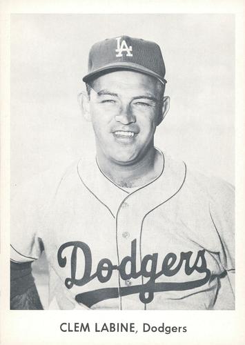 1959 Danny Goodman Los Angeles Dodgers #NNO Clem Labine Front