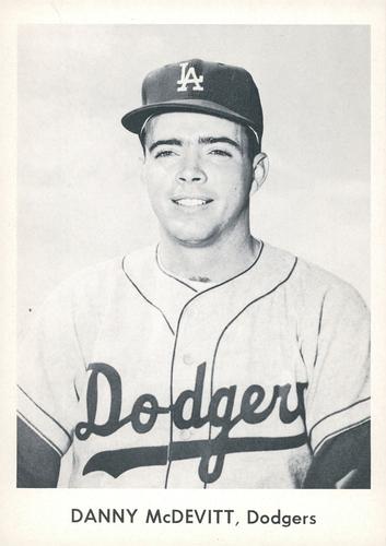 1959 Danny Goodman Los Angeles Dodgers #NNO Danny McDevitt Front