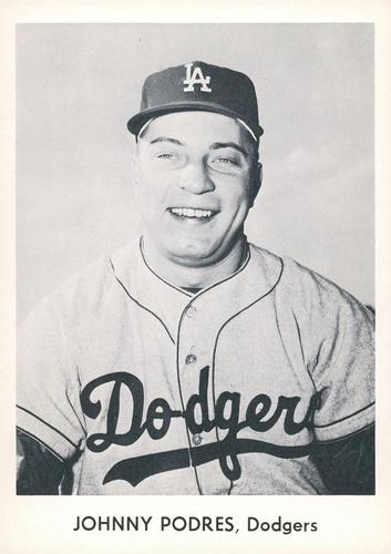 1959 Danny Goodman Los Angeles Dodgers #NNO Johnny Podres Front