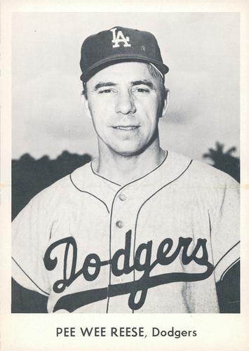 1959 Danny Goodman Los Angeles Dodgers #NNO Pee Wee Reese Front